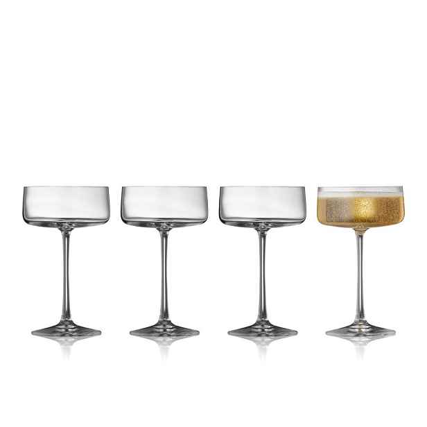 Skleničky v sadě 4 ks na sekt 260 ml Zero – Lyngby Glas