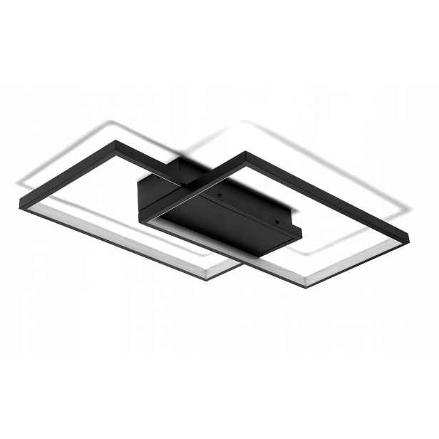 Dekorativní Led lampa černá Modern 48W Dálkový Ovladač DL-A02