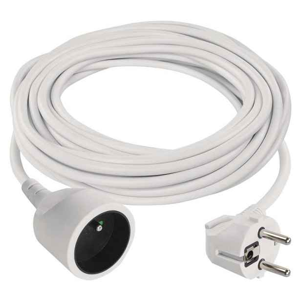 EMOS Prodlužovací kabel s 1 zásuvkou 1 mm² SHARP 10 m bílý