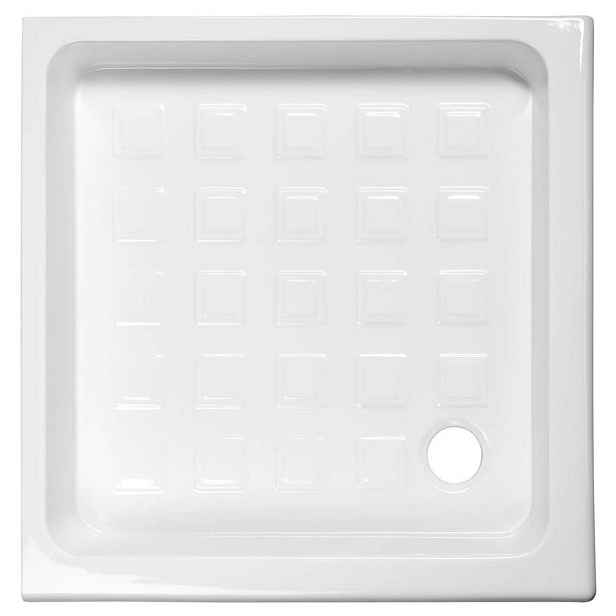 Kerasan RETRO keramická sprchová vanička, čtverec 100x100x20cm, bílá