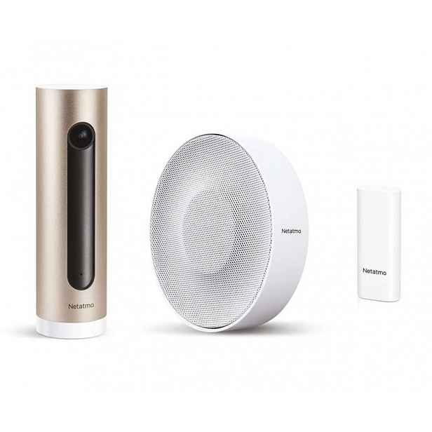 Netatmo - Inteligentní alarmový systém Smart Alarm System, zlatá/bílá NBU-ICSS-EU