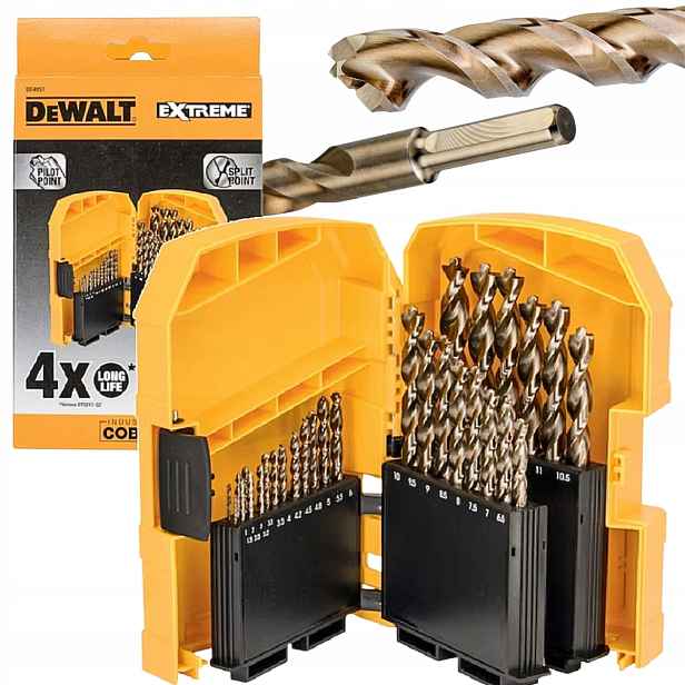 Sada Kobaltových Vrtáků Do Kovu 29 ks DT4957-QZ Dewalt