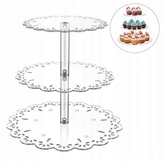 Stojan Etażér Na Muffiny, Cupcakes A Dorty Na Svatby A Narozeninové Oslavy