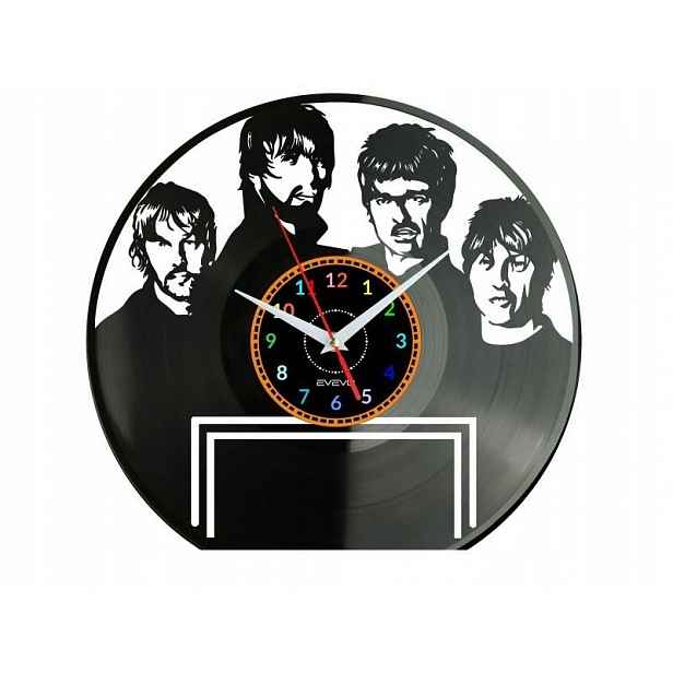 Oasis Dárek Originální dekorace do domu Hodiny z vinylové desky