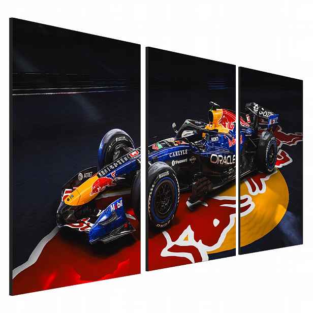Obraz Red bull RB22 2026 Max Verstappen Formule 1 triptych 70x150 cm