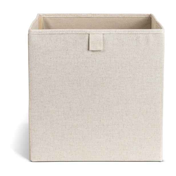Béžový látkový úložný box 32x31,5x31,5 cm Soft Storage Cube – Bigso