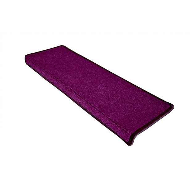 Nášlapy na schody Eton fialový obdélník, samolepící - 24x65 obdélník (rozměr včetně ohybu) Vopi