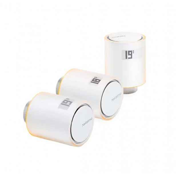 Netatmo - Termostatická hlavice Smart Radiator Valves, bílá, 3 ks NBU-NAV