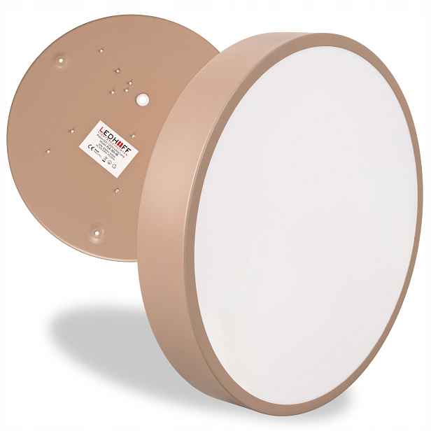 Stropní svítidlo Stropní Svítidlo Led béžová 30 cm kulatá 30 W do pokoje Kašmír 4000K