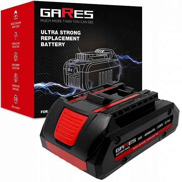 Baterie Akumulátor pro Bosch ProCORE Gba Gbl Gsr 18V 4Ah Li-Ion