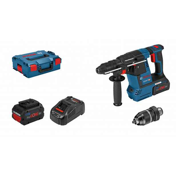Bosch - 18V AKU vrtací kladivo, 2x aku 5,5 Ah ProCORE, nabíječka 061191000F