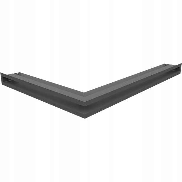 Luft komínový rohový 54,7x76,6x6 grafit Slim