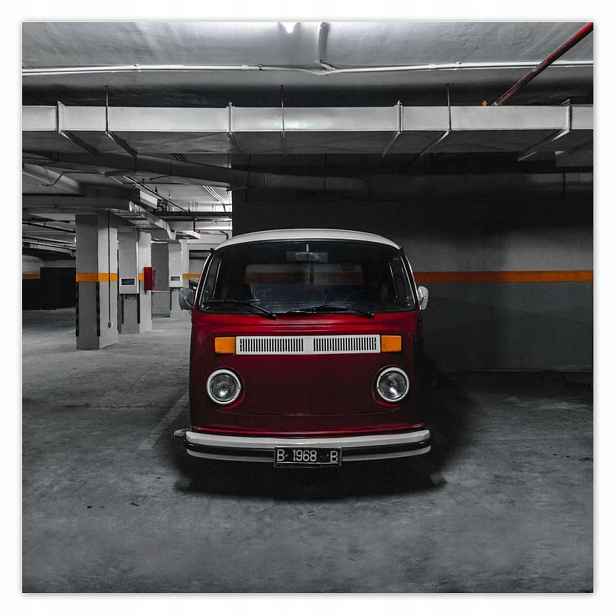 Plakáty 140x140 Vw Transporter 1968