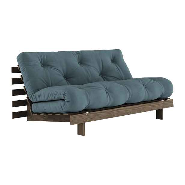 Rozkládací pohovka v petrolejové barvě 160 cm Roots – Karup Design