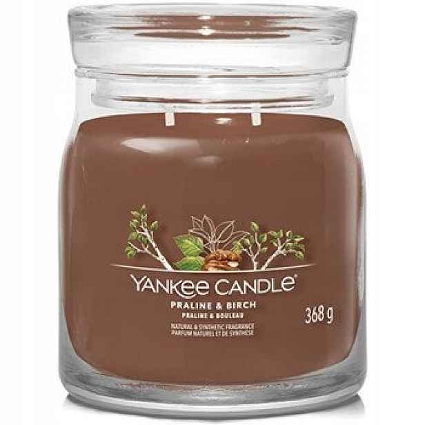 Yankee Candle Svíčka Praline & Birch Signature (pralinky a bříza) 567 g.