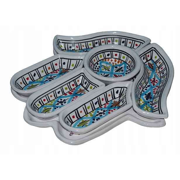 Mezze Set pro Mezze Meze Fatima Maroko Tunisko Hamsa
