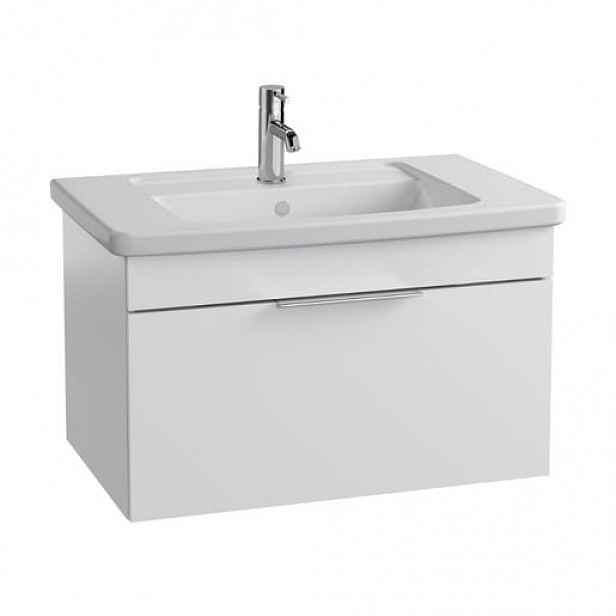 Koupelnová skříňka s umyvadlem VitrA Mia 80x49,5x43,5 cm bílá MIA8049B