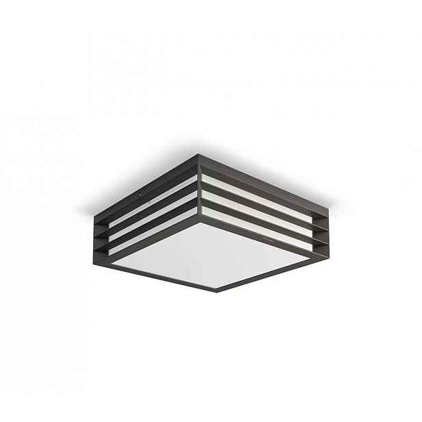 Philips myGarden - Venkovní stropní svítidlo 26x26 cm, E27, antracit 915005382401