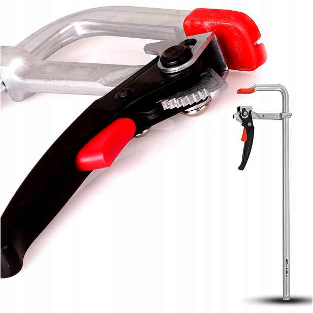 Truhlářská Zámečnická Svěrka 600x120mm Svařovací Kovaná Automatická Západka