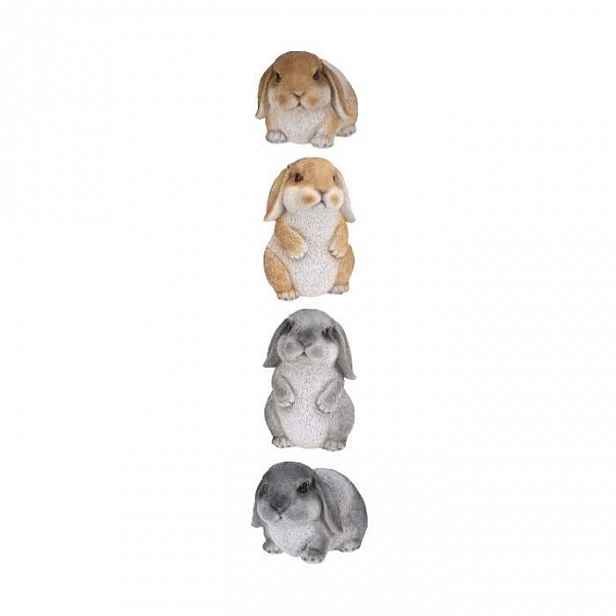 Králík mládě polyresin mix 10cm