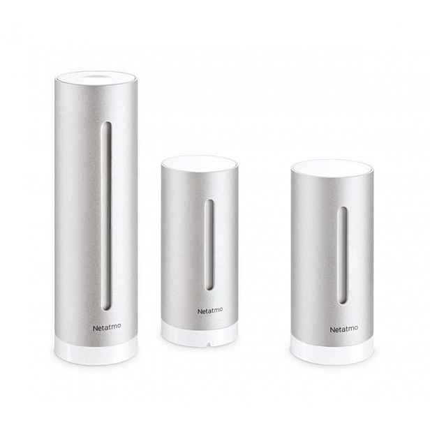 Netatmo - Meteorologická stanice Smart Home Weather Station, Indoor Module, stříbrná NBU-NWS-NIM-EU