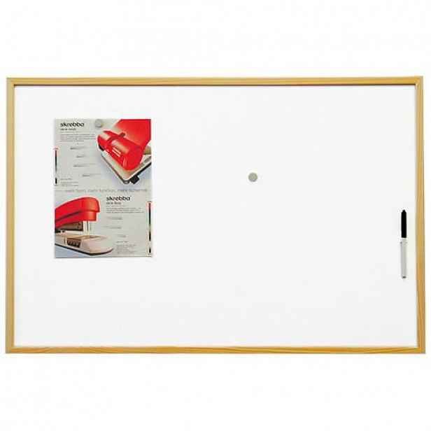 Tabule magnetická Eco board 40x60cm, lakovaný povrch, dřevený rám