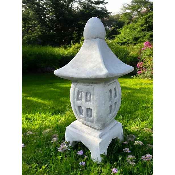 Betonová figurka Pagoda zahradní ozdoby japonská dekorace
