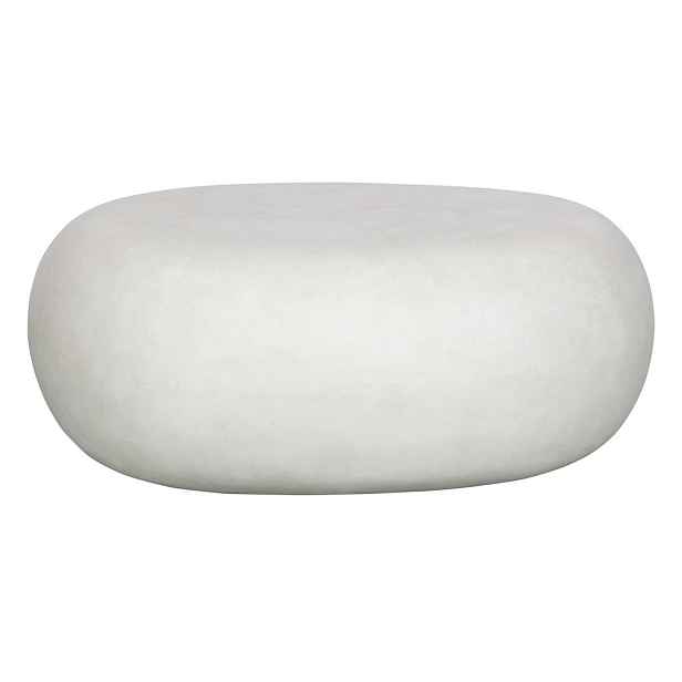 Bílý konferenční stolek 49x65 cm Pebble – vtwonen