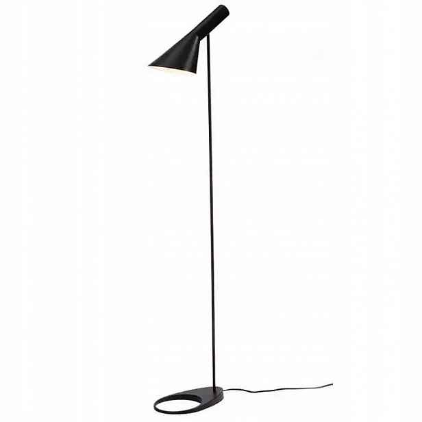 Stojací podlahová lampa černá, moderní