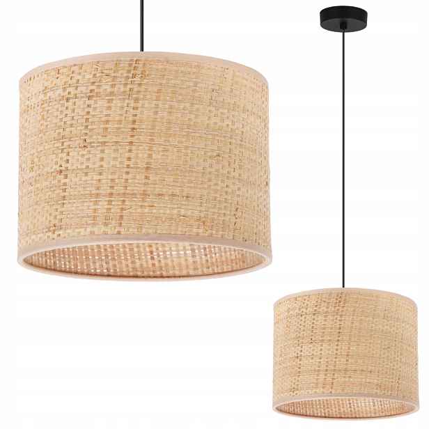 Závěsná Stropní Lampa Lustrová Lampa Z Ratanu Do Obývacího Pokoje Kuchyně Jídelny