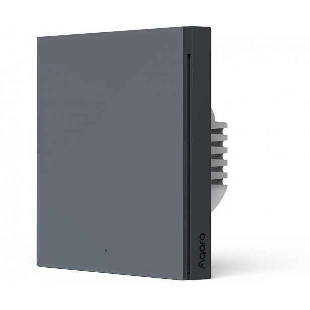 Aqara Smart Wall Switch H1 šedý jednoduchý bez neutrálního povrchu