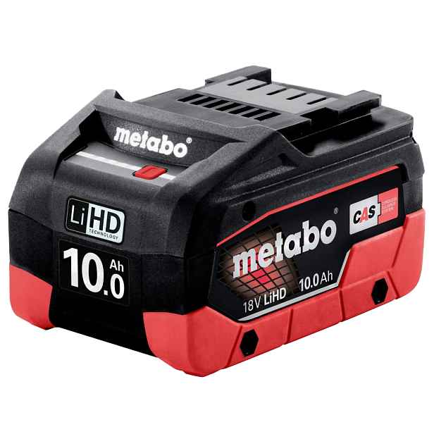 Akumulátor 18V 10Ah LiHD Cas Metabo 625549000