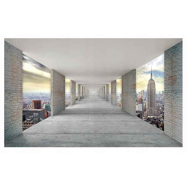 Fototapeta 3D Optický Tunel New York 254x184