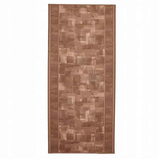 Koberec Běhoun protiskluzový do předsíně chodby 67x180 Colorado Brown