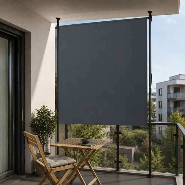 Svislá markýza 150x310 cm šedá