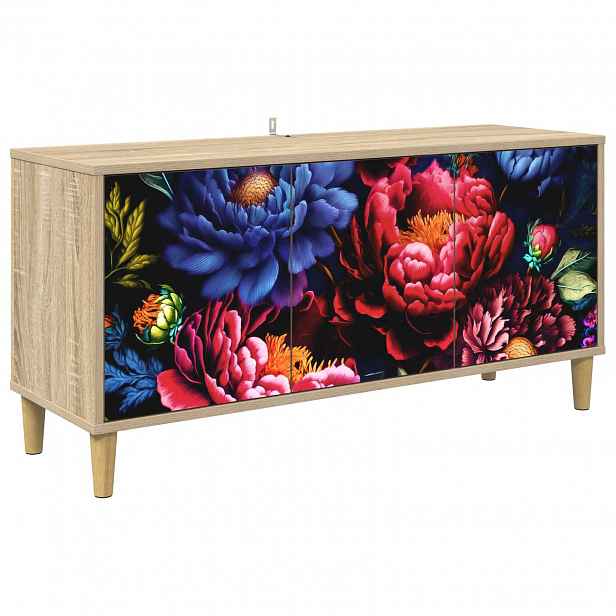 vidaXL Televizní skříň KIEL 102 x 33 x 50 cm Sonoma Kompozitní dřevo