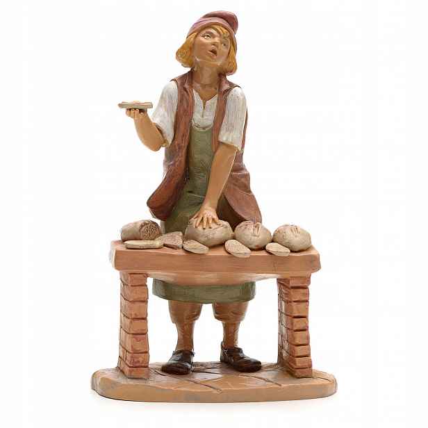 Figurka do betlému Pracující Pekař – pro figurky o výšce 19 Cm – Fontanini