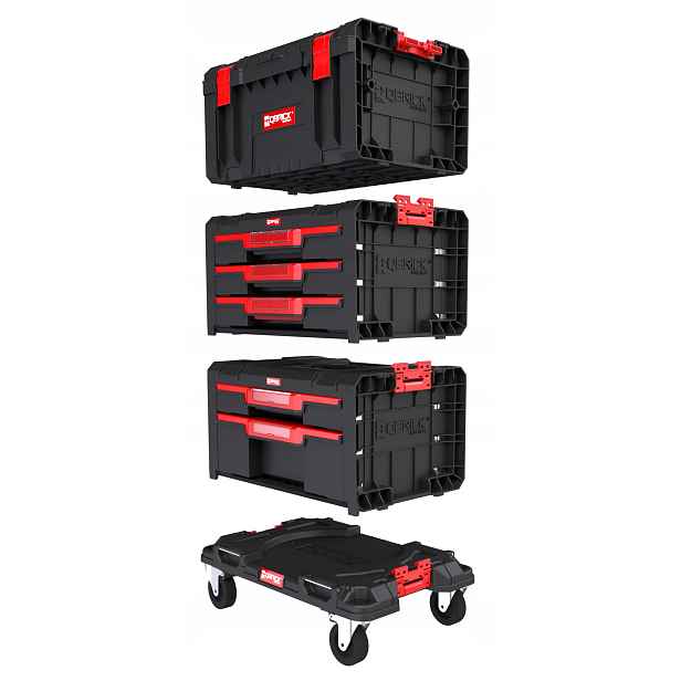 Mobilní sada boxů na nářadí Qbrick System Pro Drawer Workshop Set 2