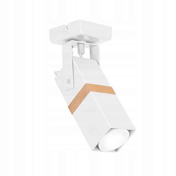 Nástěnné svítidlo Vidar MLP5405 GU10 1x35W Bílá/Dřevo, stmívatelné Milagro