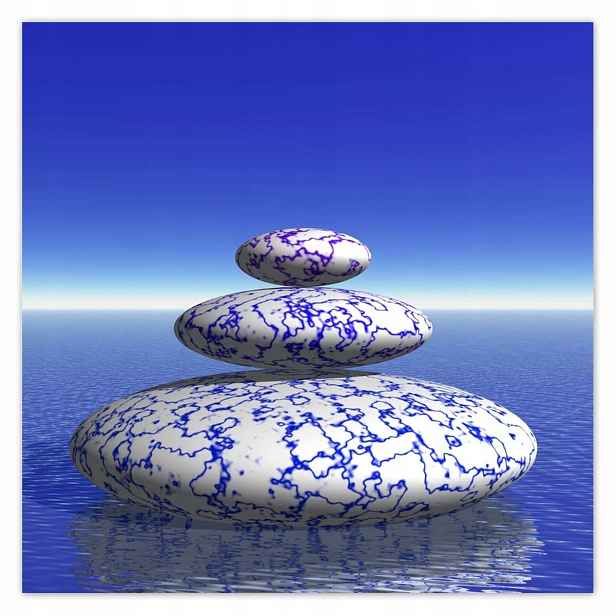 Plakáty 140x140 Kameny Zen