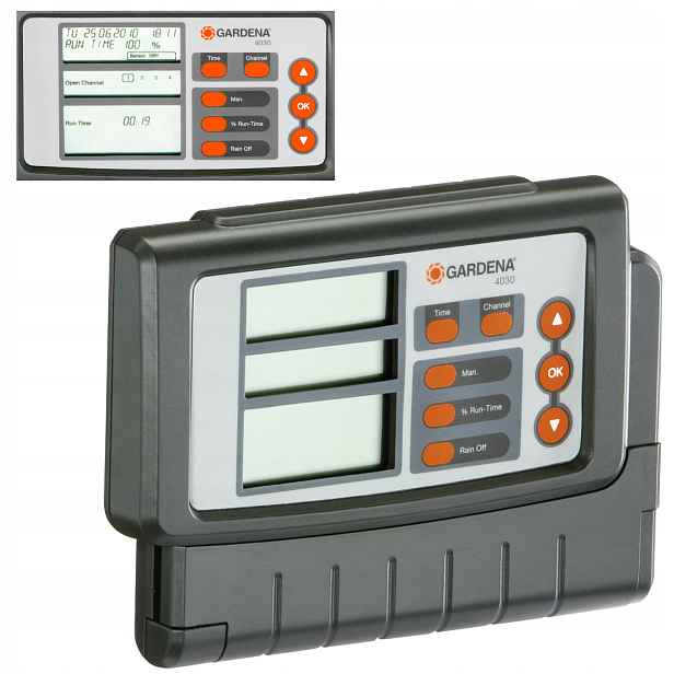 Regulátor Zavlažování Gardena Classic 4030 Elektronický Programátor 12 Bar