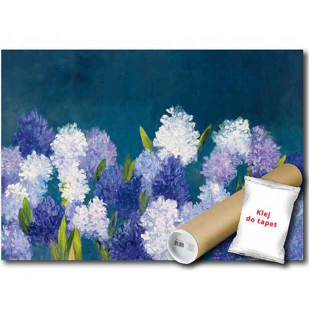 Vinylová Fototapeta Květiny Hyacinty Zahrada Jaro Příroda 152x104