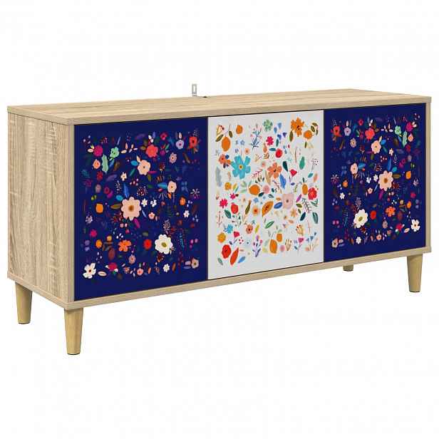 vidaXL Televizní skříň MAINZ 102 x 33 x 50 cm Sonoma Kompozitní dřevo