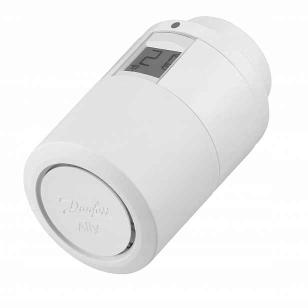 Elektronický termostatická hlavice Danfoss Ally Zigbee; 2 adaptéry