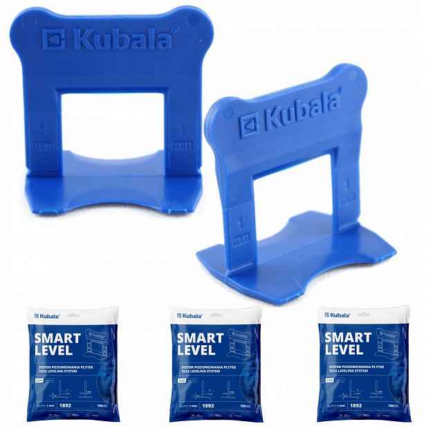 Kubala Smart Level Klipsy Pro Vyrovnávání Dlaždic 1 MM Sada 300 Kusů