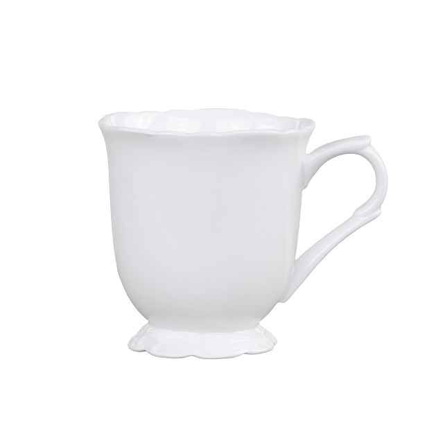 Porcelánový hrnek s krajkou Provence lace - 10cm / 0.3L Chic Antique