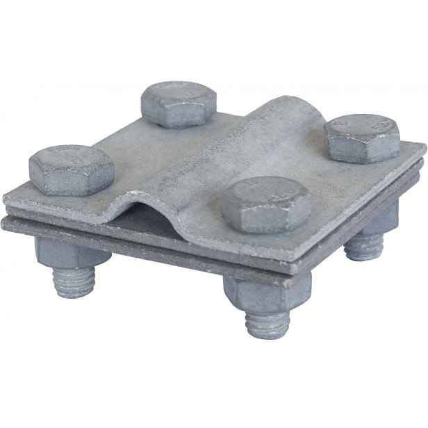 Podpěra vedení na střechy konektor 4xM8x20 57x57mm d8/10