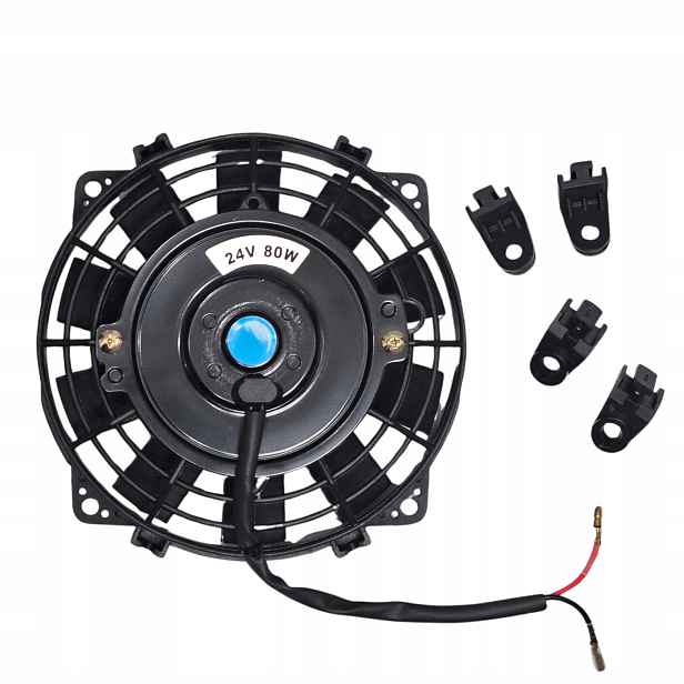 Axiální sací ventilátor DC 24V 152 mm, IP66, 600 m³/h – KSLT-YH0624X