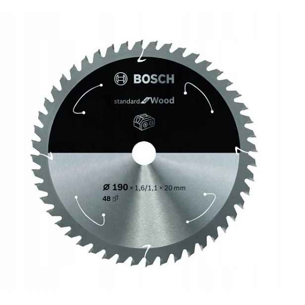 Bosch pilový kotouč na dřevo Standard for Wood 190 x 20 mm 48 zubů