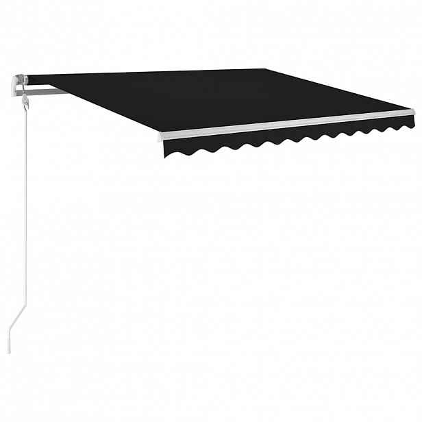 vidaXL Automatická zatahovací markýza 300 x 250 cm antracitová